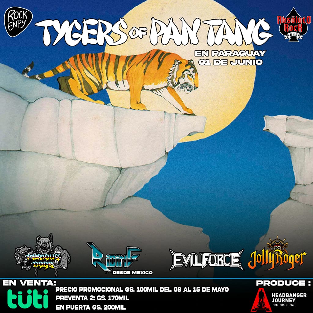 Tygers of Pan Tang en Paraguay